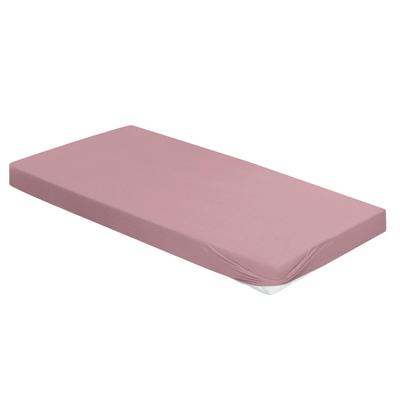 Spannbettlaken IRISETTE "Kuschel Jersey Spannbettlaken Vesuv", rosa, B:140-160cm L:200cm, Jersey, Obermaterial: 100% Baumwolle, Laken, mit Rundumgummizug Image