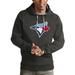 Men's Antigua Charcoal Toronto Blue Jays Victory Pullover Team Logo Hoodie