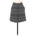 Maeve Casual Skirt: Black Fair Isle Bottoms - Women's Size 0