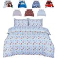 Christmas Bedding Duvet Set – Dogs and Bells – Super King Size Bed (3 Pieces) 3D Print – XMAS Celebration Bedding DUVET Cover with 2 matching Pillowcases (Christmas Dogs, Super King)