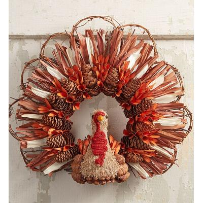 1-800-Flowers Seasonal Gift Delivery Autumn Turkey Wreath | Same Day Delivery Available