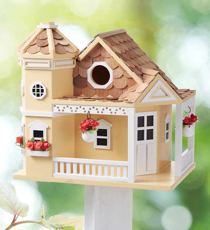 1-800-Flowers Home Decor Outdoor Garden Outdoor Garden Decor Delivery Seacliff Cottage Bird House