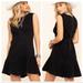 Free People Dresses | Free People Alex Denim Mini Dress Black Wash Nwt 2 | Color: Black | Size: 2