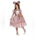 Disney Costumes | Minnie Mouse Rose Gold Deluxe Costume | Color: Gold | Size: 7/8