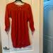 Madewell Dresses | Madewell Red Dress With Pockets! Xs | Color: Red | Size: Xs