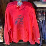 Disney Jackets & Coats | Disney "Good Times" Hoodie Large Red Hooded Sweatshirt Horace Horse Nwt | Color: Red | Size: L