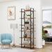 17 Stories 85.83" H x 35.43" W Iron Etagere Bookcase in Black | 85.83 H x 35.43 W x 12.52 D in | Wayfair 4BABB83A3C2E46E8B1A50C56217D9CC8