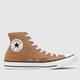 Converse all star hi desert trainers in tan