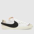 Nike blazer jumbo low trainers in white & black