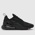 Nike air max 270 trainers in black