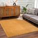 Brown/Orange 120 x 94 x 1.22 in Area Rug - Eider & Ivory™ Gaynor Performance Brown Plush Pile Area Rug Polyester | 120 H x 94 W x 1.22 D in | Wayfair