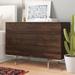 Brayden Studio® 3 Drawer Dresser Wood in Brown | 28 H x 39 W x 18 D in | Wayfair 999B5D3026AF43BB812FB86D1E7B0D01