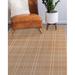 White 60 x 36 x 0.08 in Area Rug - Gracie Oaks Mornezi Plaid Machine Woven Polyester Area Rug in Orange Polyester | 60 H x 36 W x 0.08 D in | Wayfair