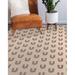 White 36 x 24 x 0.08 in Area Rug - BOHO RAINBOWS TAN & BROWN Area Rug By Corrigan Studio® Polyester | 36 H x 24 W x 0.08 D in | Wayfair