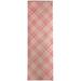 Pink 96 x 30 x 0.08 in Kitchen Mat - Gracie Oaks Myriame Madras Kitchen Mat | 96 H x 30 W x 0.08 D in | Wayfair 50EE33852E494CC98F7870F5D90002CA