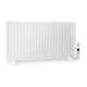 Wallander Ölradiator 1000W Thermostat Ölheizung ultraflach weiß Weiß