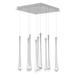 ET2 Lighting Stillo 16 Inch 9 Light LED Multi Light Pendant - E24217-122SN