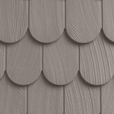 The Foundry Vinyl Round 6 Inch Shapes Siding (1/2 Square) 008 Shadow - Single Box