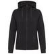 Venice Beach Zip Hoodie "Kirsty" Damen black, Gr. L, Baumwolle, Kapuzenjacke