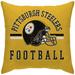 Pittsburgh Steelers 18'' x Helmet Logo Duck Cloth Décor Pillow Cover