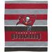 Tampa Bay Buccaneers 50'' x 60'' Stripe Flannel Fleece Blanket