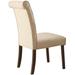 Side Chair (Set-2) by Acme in Beige Walnut