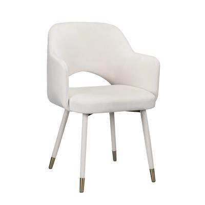 Accent Chair by Acme in Cream Gold