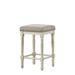 Counter Height Stool Dining by Acme in Tan Fabric White