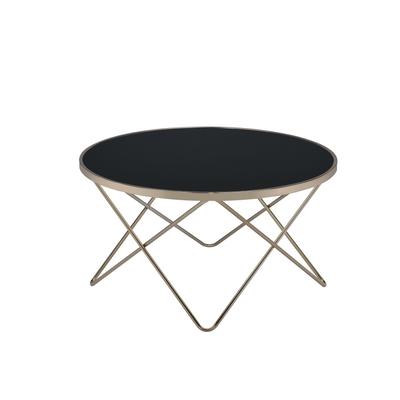 Coffee Table by Acme in Champagne Black