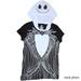 Disney Tops | Disney Tim Burton's Nightmare Before Christmas Jack Skellington Hoodie T-Shirt | Color: Black/White | Size: Xlj