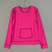 Athleta Tops | Athleta Summer Shade Rashguard Top Size L Pink Long Sleeve Pocket Surf Swim | Color: Pink | Size: L