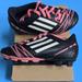 Adidas Shoes | Adidas Conquisto Trx Fg J Soccer Shoes - 12 Kids - Like New | Color: Black/Pink | Size: 12g