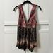 Free People Dresses | Free People Size Xs Flowy Mini Dress | Color: Black/Red | Size: Xs