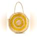 American Eagle Outfitters Bags | Aeo Large Round Straw Bag Nwt | Color: Yellow | Size: Os