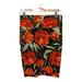 Lularoe Skirts | Euc Lularoe Simply Comfortable Skirt Size Medium | Color: Black/Orange | Size: M