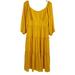 J. Crew Dresses | J. Crew Marigold Yellow Tiered Long Sleeve Dress In Swiss Dot, Size 8 | Color: Yellow | Size: 8