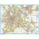A-Z Sheffield Street Map - 47" x 36.25" Paper