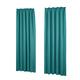 Deconovo Energy Saving Curtains Noise Reducing Thermal Insulated Curtains Blackout Curtains Pencil Pleat Curtains for Childrens Bedroom W55 x L63 Inch Turquoise 2 Panels