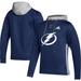 Men's adidas Blue Tampa Bay Lightning Skate Lace Primeblue Team Pullover Hoodie