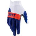 Leatt 1.5 GripR Motocross Handschuhe, weiss-rot-blau, Größe M