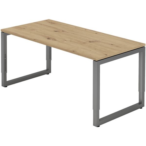 HAMMERBACHER Schreibtisch »R-Line« 160 cm Gestell graphitfb. braun, 160x85x80 cm