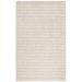 White 72 x 48 x 0.75 in Area Rug - Dash and Albert Rugs Roark Ivory Tufted Wool Rug Wool | 72 H x 48 W x 0.75 D in | Wayfair DA1860-46