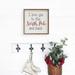 The Holiday Aisle® I Love You To The North Pole & Back White Wood in Brown/White | 16 H x 16 W x 1.5 D in | Wayfair