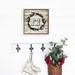 The Holiday Aisle® Joy Black Wreath Whitewash Wood in Brown/White | 16 H x 16 W x 1.5 D in | Wayfair DCC899BCACAC44E3B3A6D17389DDD139