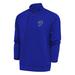 Men's Antigua Royal Los Angeles Rams Team Logo Throwback Generation Big & Tall Quarter-Zip Pullover Top