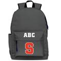 MOJO Gray Syracuse Orange Personalized Campus Laptop Backpack