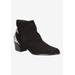 Wide Width Women's Ramson Bootie by J. Renee in Black White Black (Size 7 W)