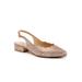 Wide Width Women's Joselyn Slingback by Trotters in Rose Gold Metallic (Size 6 1/2 W)