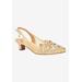 Women's Strovanni Pumps by J. Renee in Gold (Size 8 1/2 M)