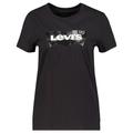 Levi's® Damen T-Shirt THE PERFECT TEE SEASONAL CLEAR, schwarz, Gr. XS